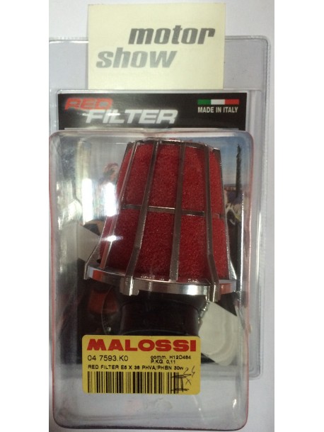 RED FILTER E5 Ø 38 PHVA/PHBN 30÷36-MIKUNI CROMATO 