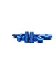 KIT MINUTERIA ANODIZZATA BLU YAMAHA YZ 250 F (14-17) YZ 450 F (14-17)