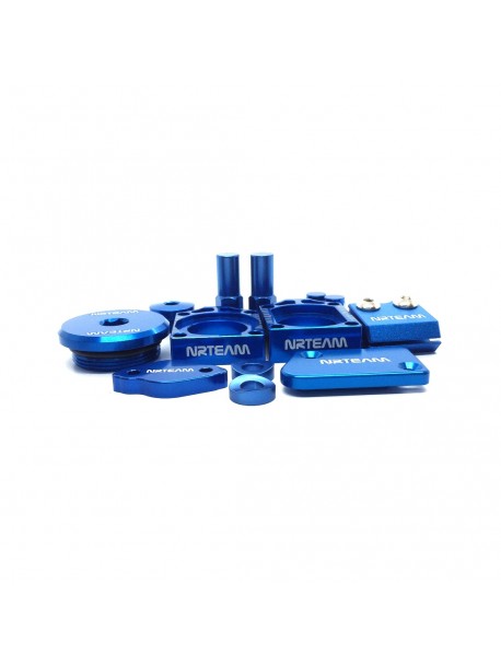 KIT MINUTERIA ANODIZZATA BLU YAMAHA YZ 250 F (14-17) YZ 450 F (14-17)