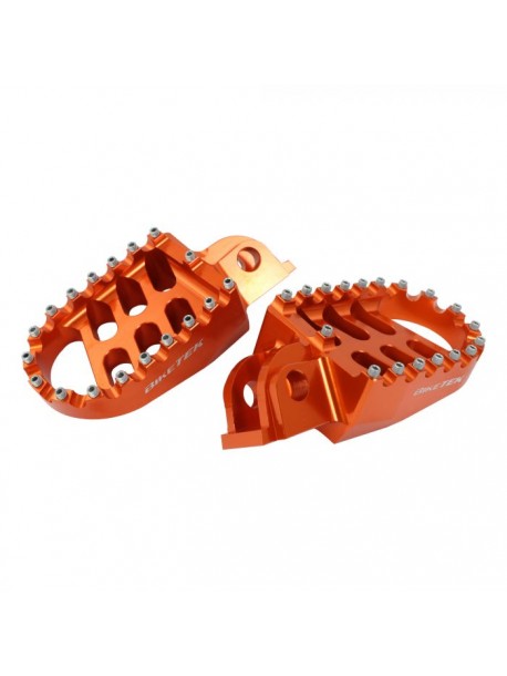 Pedane Bike it MX Forged Wide Platform KTM Arancio