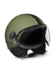 CASCO MOMO DESIGN FGTR CLS BLACK - GREEN FLUO