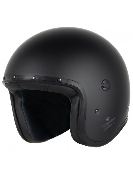 CASCO JET CABERG FREERIDE BLACK MATT IN FIBRA