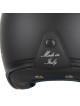 CASCO JET CABERG FREERIDE BLACK MATT IN FIBRA