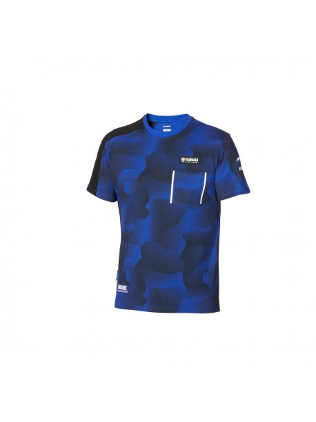 T-SHIRT MIMETICA YAMAHA PADDOCK BLUE UOMO