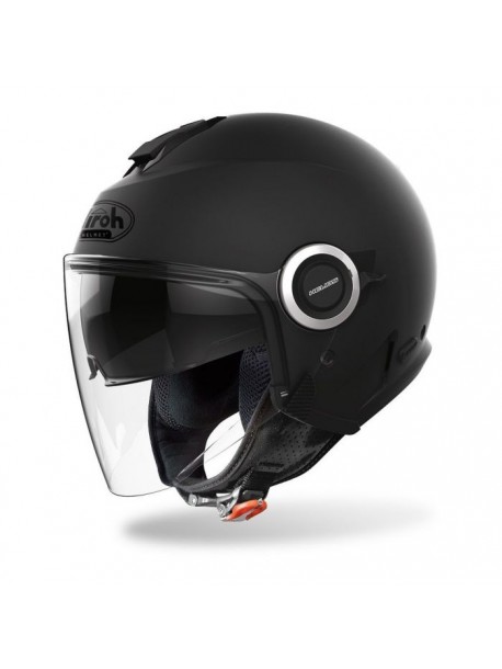 CASCO JET VISIERA LUNGA AIROH HELIOS COLOR BLACK MATT