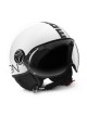 CASCO MOMO DESIGN CLS WHITE GLOSSY/BLACK