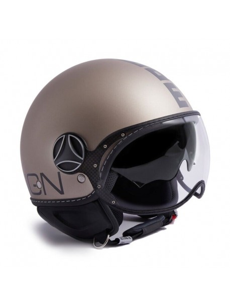 CASCO MOMO DESIGN FGTR EVO NIKEL FROST